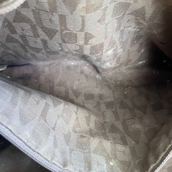 Furla Metallic Bronze Brown Leather Hobo Shoulder Bag - Picture 10 of 13